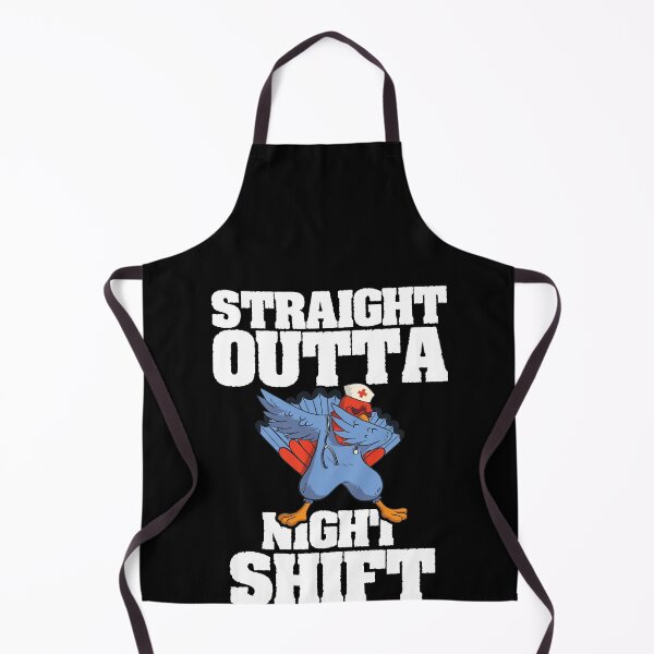 Item preview, Night Shift Lives Matter, Cute Nurse,Straight Outta Night Shift , Dabbing Turkey on a Nurse Hat designed and sold by Merchking1.