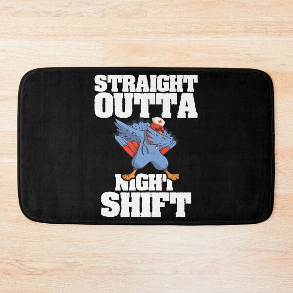 Item preview, Night Shift Lives Matter, Cute Nurse,Straight Outta Night Shift , Dabbing Turkey on a Nurse Hat designed and sold by Merchking1.