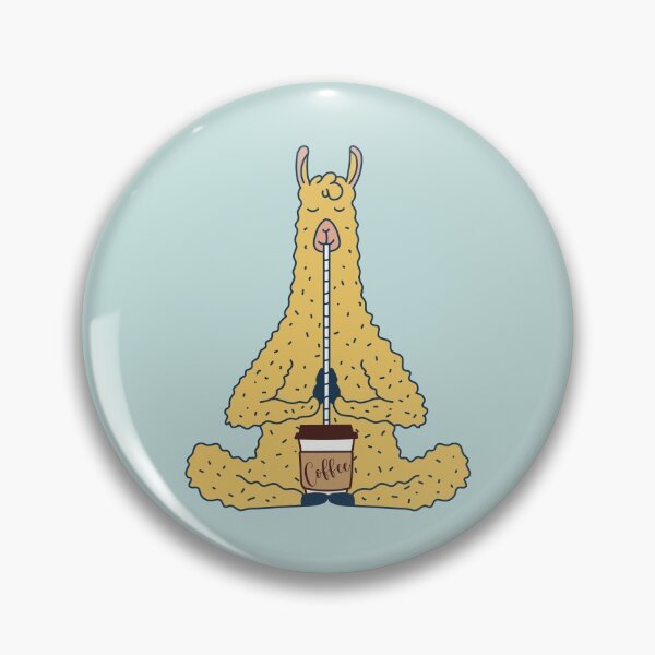 Item preview, Relaxing llama coffee lover designed and sold by ZaryousStuff.