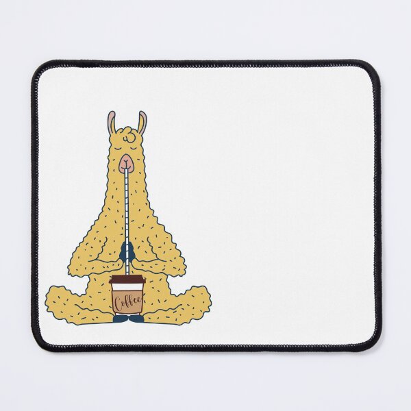 Item preview, Relaxing llama coffee lover designed and sold by ZaryousStuff.