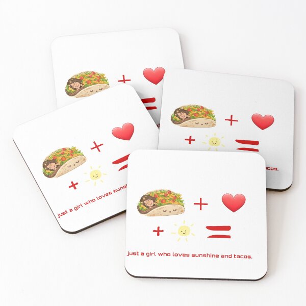 Item preview, Just a girl who loves sunshine and tacos _ cute designed and sold by Zshope.