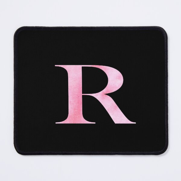 Item preview, Watercolor Monogram Pink Letter R designed and sold by NECHSTORE.