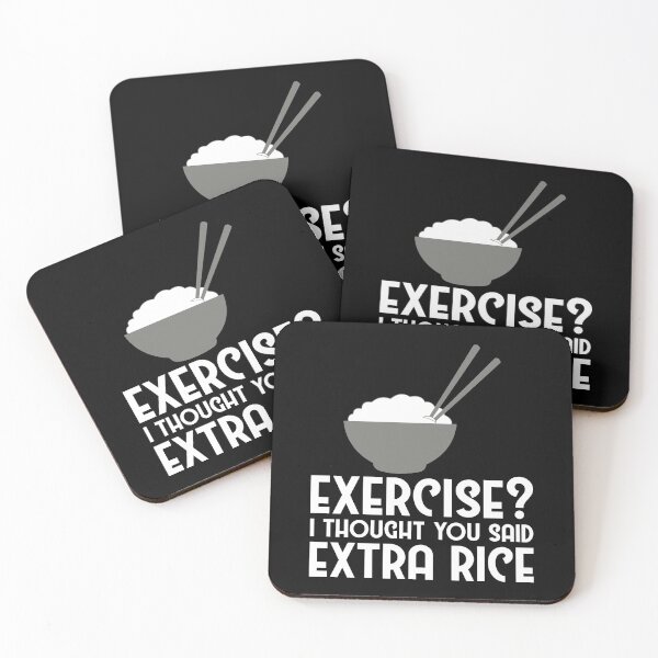 Item preview, Exercise I Thought You Said Extra Rice designed and sold by print hasan.