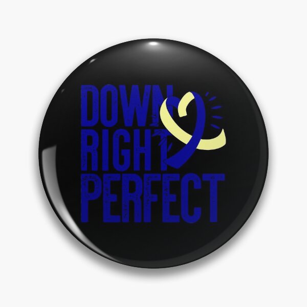 Item preview, Down Right Perfect Syndrome Awareness Walk Ribbon Meme Gift designed and sold by emmanu38pre.