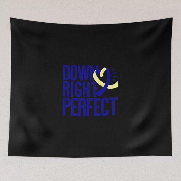 Item preview, Down Right Perfect Syndrome Awareness Walk Ribbon Meme Gift designed and sold by emmanu38pre.