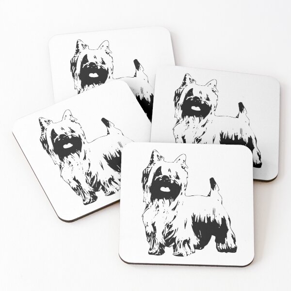 Item preview, Silky Terrier - Australian Silky Terrier Abstract designed and sold by Elarex.
