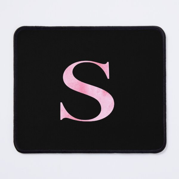 Item preview, Watercolor Monogram Pink Letter S designed and sold by NECHSTORE.