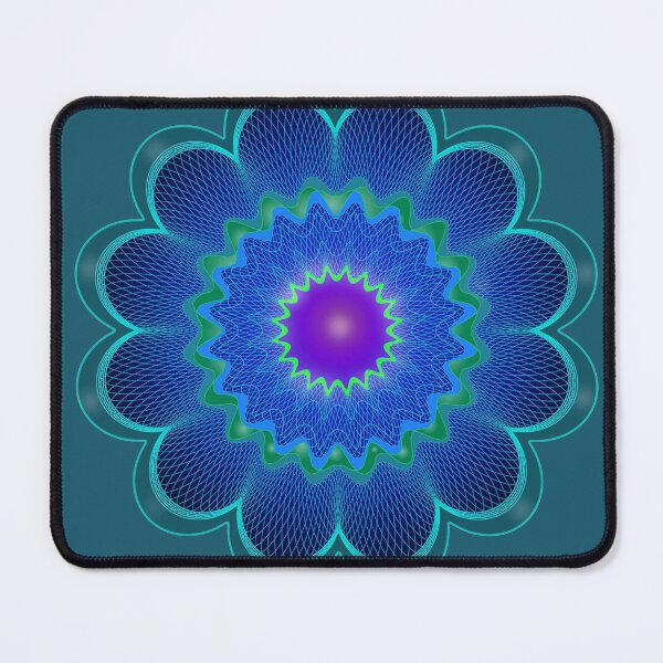 Item preview, Peaceful Calm Mandala in shades of Blue designed and sold by headpossum.