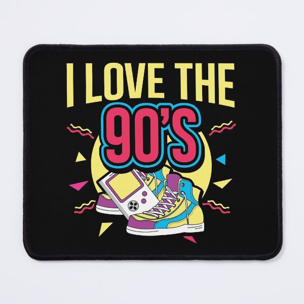 Item preview, I love the 90's Retro Nineties Vintage Rainbow Punk Throwback Party designed and sold by Merchking1.