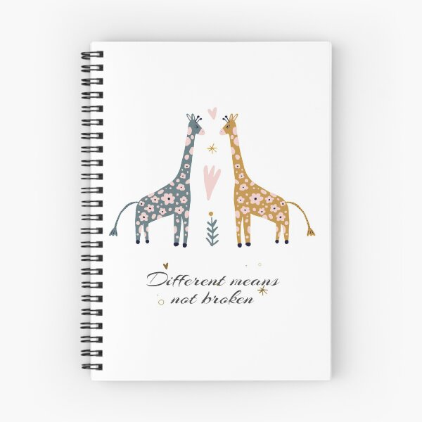 Aperçu de l'œuvre Différents moyens ne sont pas cassés avec de jolies girafes créée et vendue par Totalove.