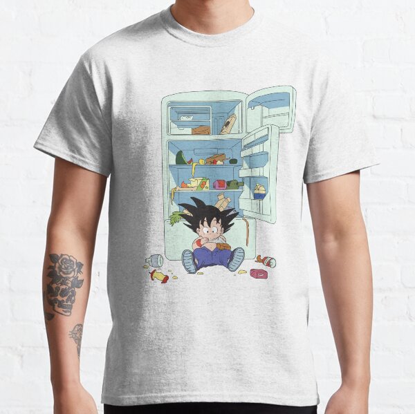 Goku attaque le frigo - Dragon Ball T-shirt classique