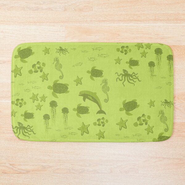 Item preview, Green ocean marine life designed and sold by Alelmisira.