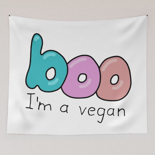 Item preview, Boo, I am a vegan designed and sold by reIntegration.