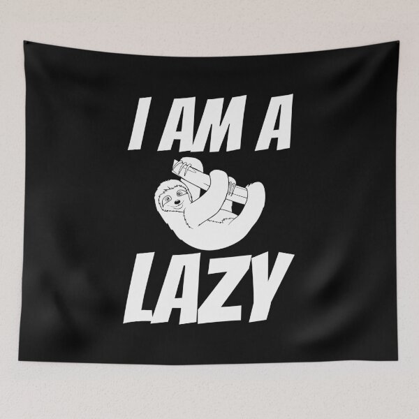 Item preview, I am Lazy Funny sloth Lazy Office Workers Napping  designed and sold by Merchking1.