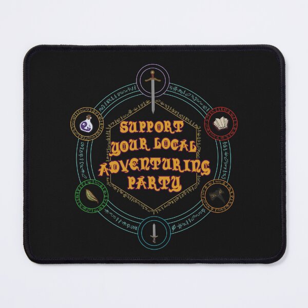 Item preview, Support Your Local Adventuring Party -  designed and sold by withgetorix.