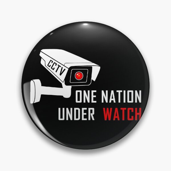 Item preview, One Nation Under Watch, Surveillance, CCTV designed and sold by ArtOfRebellion.
