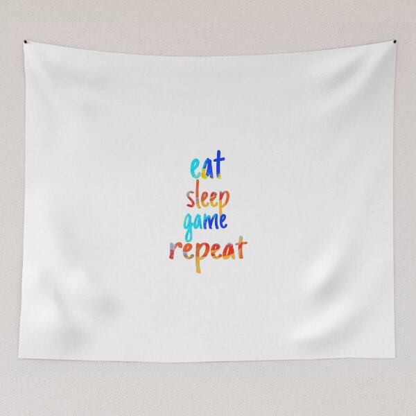 Item preview, EAT SLEEP GAME REPEAT designed and sold by Saritahosny1.