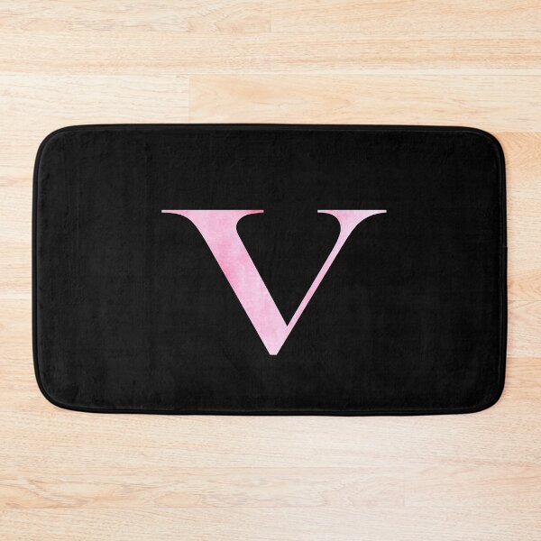 Item preview, Acuarela Monograma Rosa Letra V designed and sold by NECHSTORE.