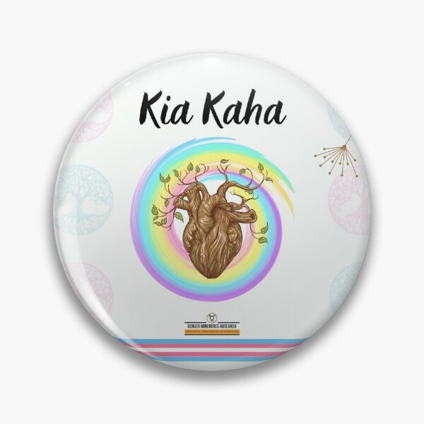 Item preview, Kia Kaha designed and sold by Gender Minorities Aotearoa.