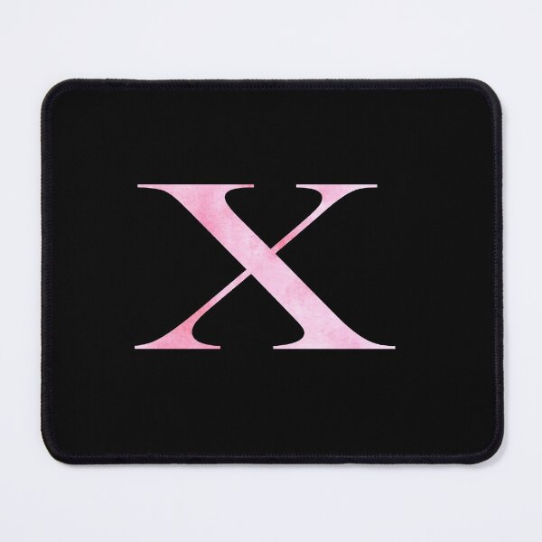 Item preview, Watercolor Monogram Pink Letter X designed and sold by NECHSTORE.