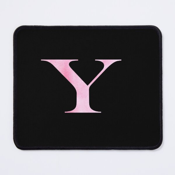 Item preview, Watercolor Monogram Pink Letter Y designed and sold by NECHSTORE.