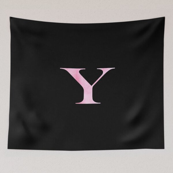 Item preview, Watercolor Monogram Pink Letter Y designed and sold by NECHSTORE.