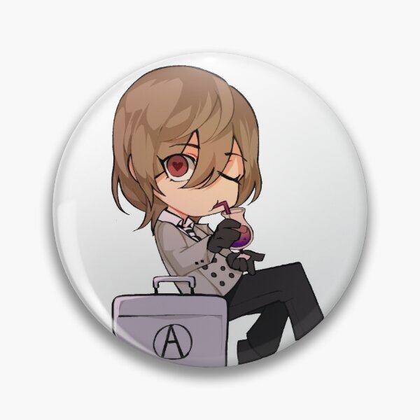 Item preview, Goro Akechi Persona 5 Sitting Jazz Jinn Drink Merch designed and sold by Hephasst.