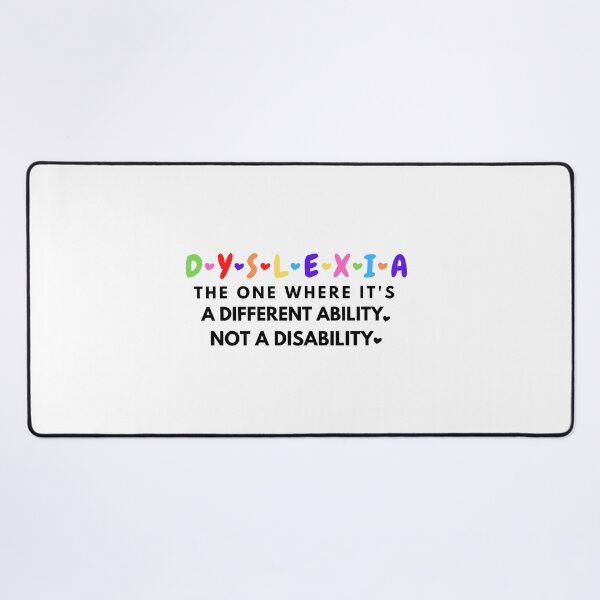 Item preview, DYSLEXIA THE ONE WHERE IT'S A DIFFERENT ABILITY NOT A DISABILITY, World dyslexia awareness day designed and sold by Sasikharn.