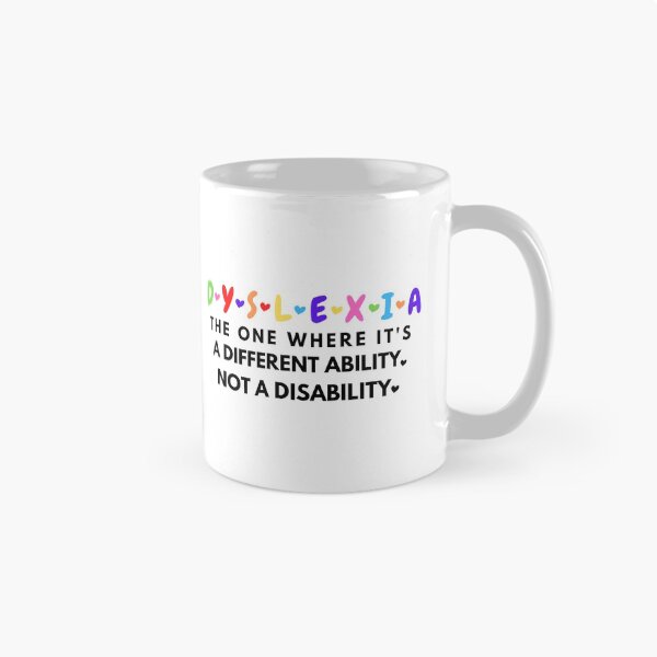 Item preview, DYSLEXIA THE ONE WHERE IT'S A DIFFERENT ABILITY NOT A DISABILITY, World dyslexia awareness day designed and sold by Sasikharn.
