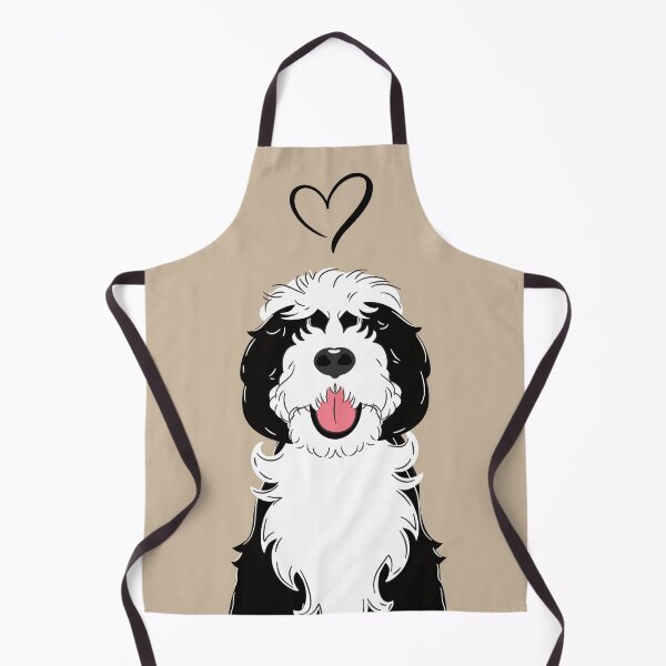 Item preview, LOVE Black and White Sheepadoodle 1 designed and sold by Lulupainting.