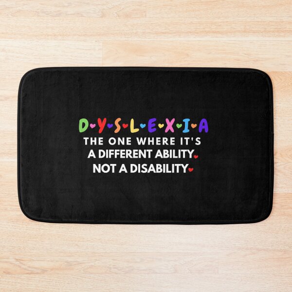 Item preview, DYSLEXIA THE ONE WHERE IT'S A DIFFERENT ABILITY NOT A DISABILITY, World dyslexia awareness day designed and sold by Sasikharn.