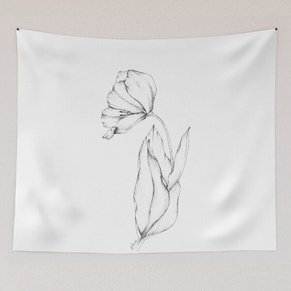 Item preview, Black and white tulip designed and sold by PetitMartin.
