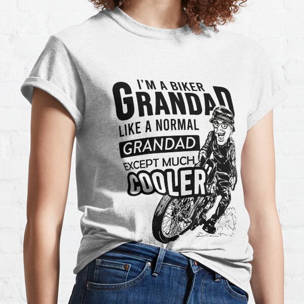 biker grandad t shirt