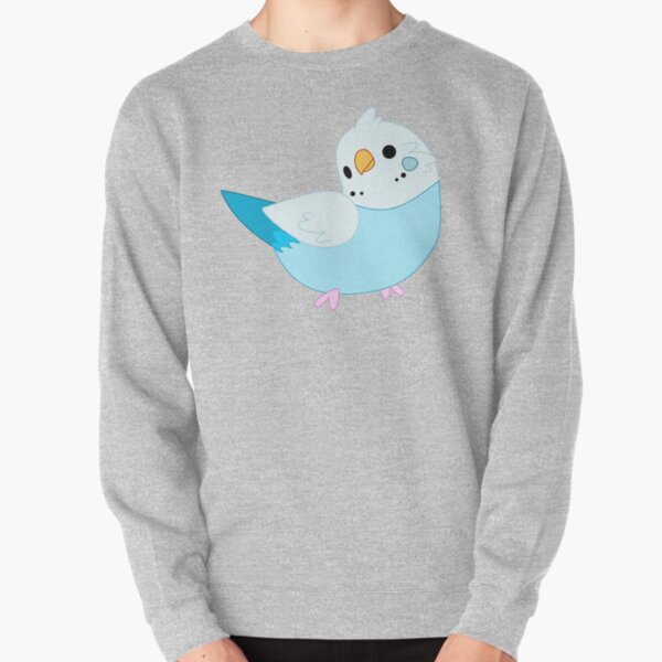 Blue Budgie (Parakeet) Pullover Sweatshirt