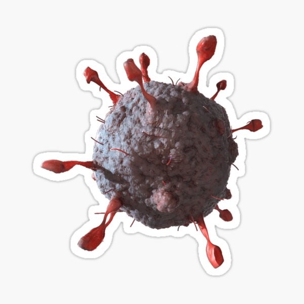 Planar Virus Cell Bodies Sticker