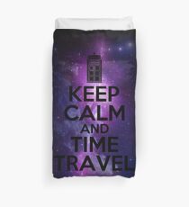 Keep calm and time travel Bettbezug