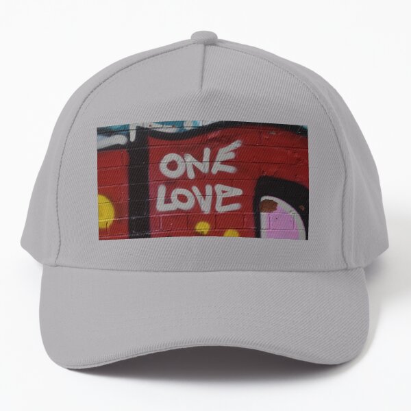 One Love Street Art Baseball Cap