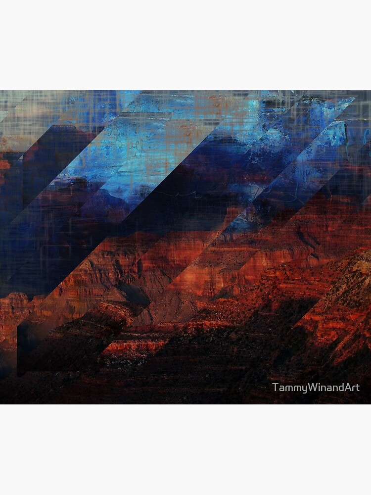 Deconstructing Time Altered Landscapes Grand Canyon by TammyWinandArt