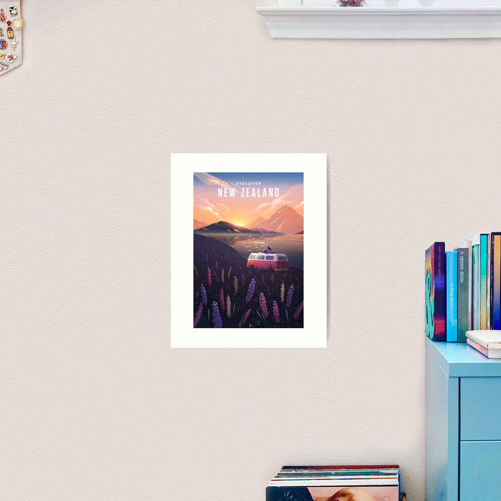 Discover New Zealand Art Print