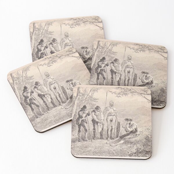 Item preview, Don Quixote vintage illustration designed and sold by Vintage Designs +.