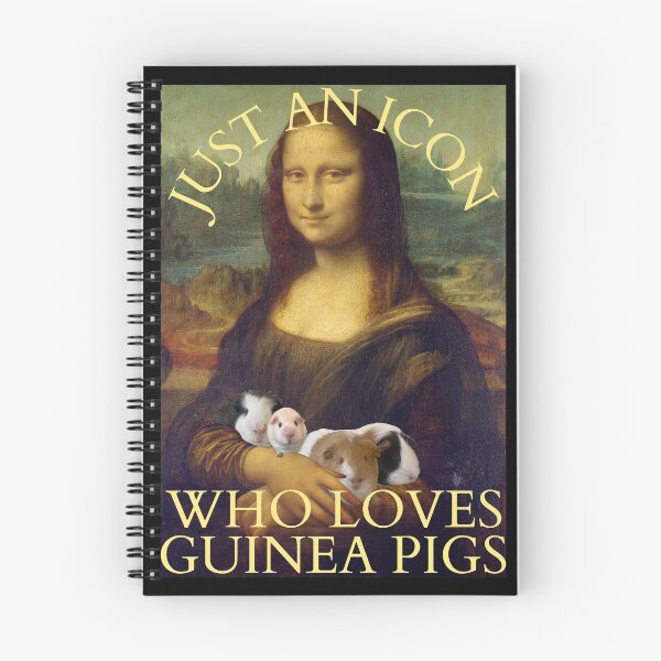 Item preview, Pet portraits Guinea pig herd with Mona Lisa designed and sold by 1DaisyChainLane.