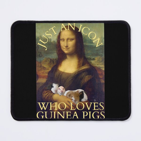 Item preview, Pet portraits Guinea pig herd with Mona Lisa designed and sold by 1DaisyChainLane.