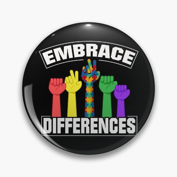 Item preview, Embrace Differences Proud and Support Autism Awareness Inspirational Child Advocates designed and sold by Merchking1.