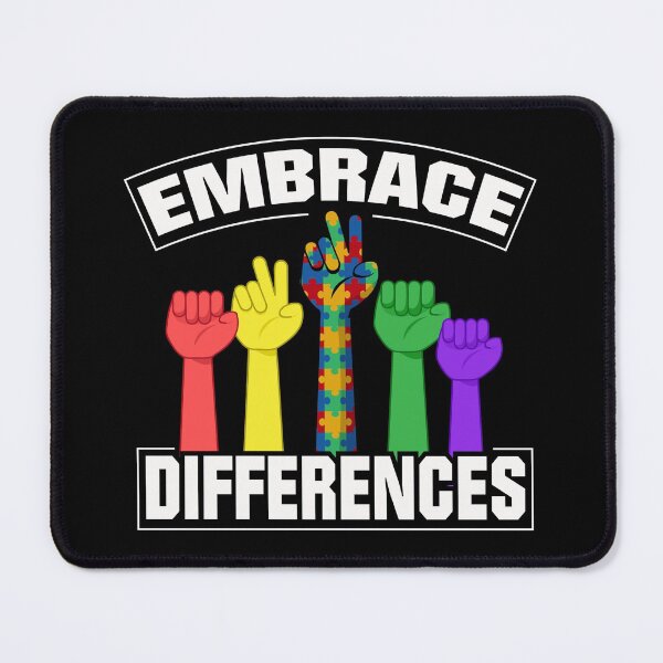 Item preview, Embrace Differences Proud and Support Autism Awareness Inspirational Child Advocates designed and sold by Merchking1.