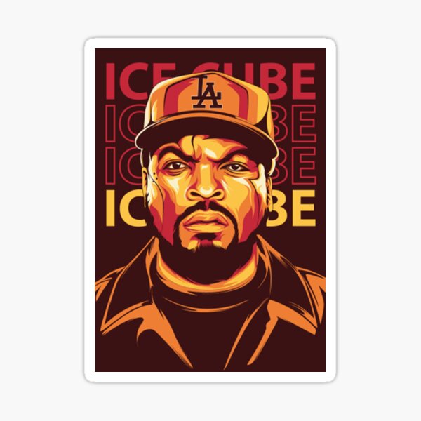 Boyz N The Hood Darrin Doughboy Album Cover Logo Sticker by Black - Pixels