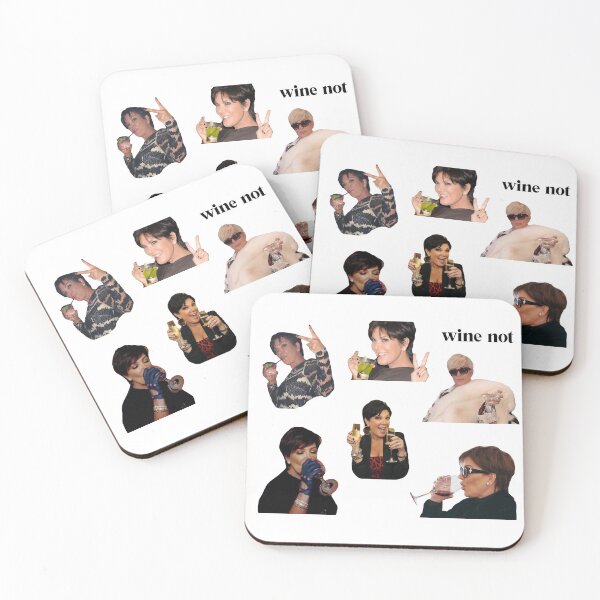 Item preview, Kris Jenner Sticker Pack -Meme 2021 Keeping Up With the Kardashians KUWTK Funny Quotes Pictures Party Drinking Peace Merch Accessories Phone Trending Cool Cute Gift Present Christmas birthday Wine Mom designed and sold by qualityprinting.