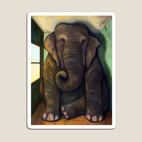 Elephant In The Room Magnet