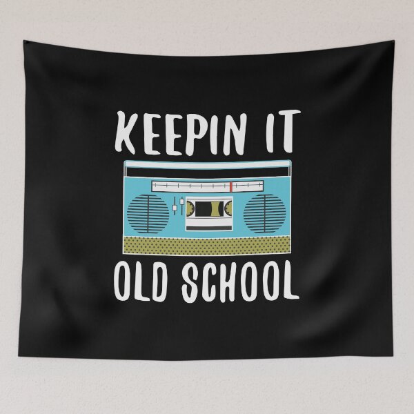 Item preview, Keepin it old school  Rock and Roll  Boombox Vintage Old Rock Days designed and sold by Merchking1.