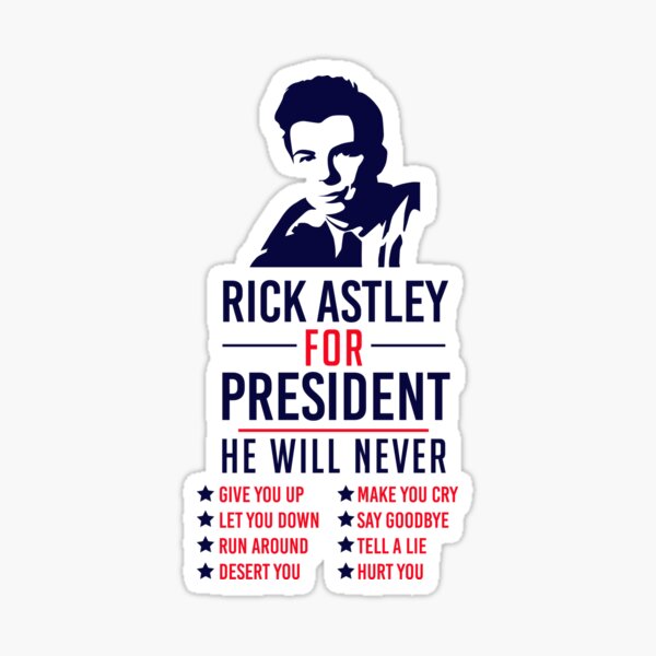 Rickroll Stickers for Sale