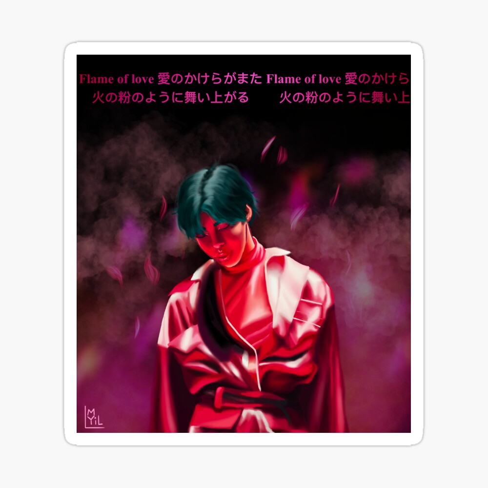 Flame Of Love Taemin Shinee Fanart Poster For Sale By Myil Redbubble